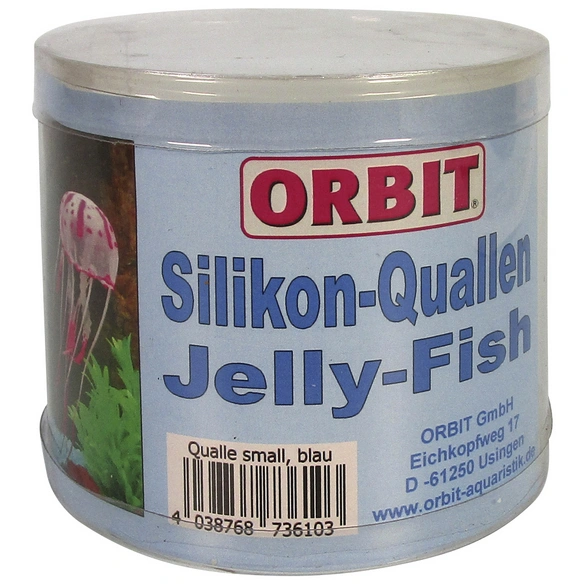 Aquariendekoration, Silikon Qualle, Silikon, rot