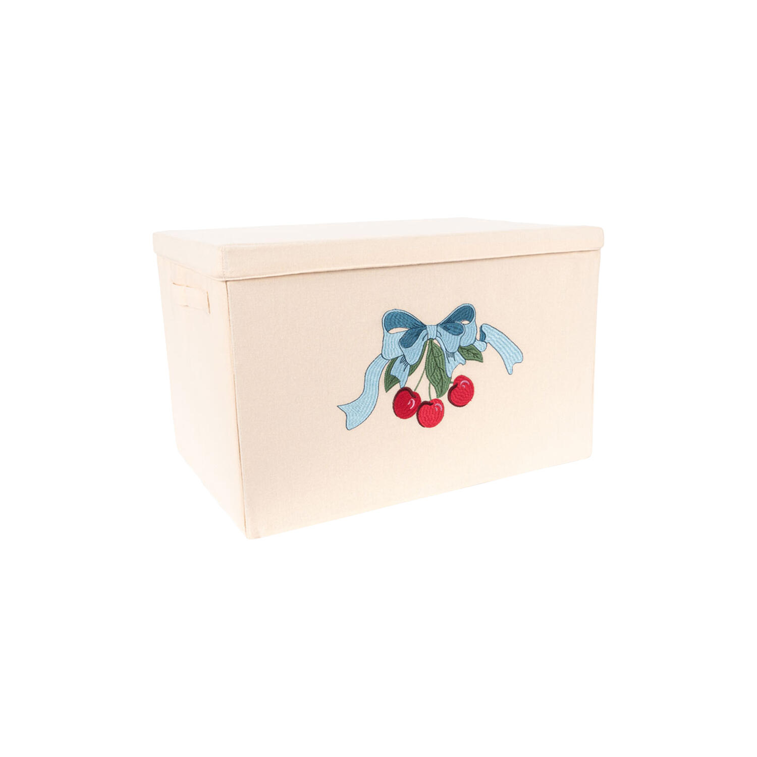 Storage Basket Large, cherry bow