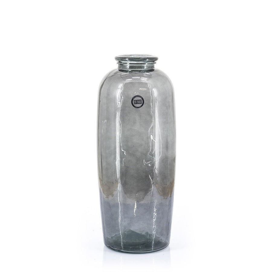 FurniLux Vaas Cadiz Glas 28x71 cm Grey