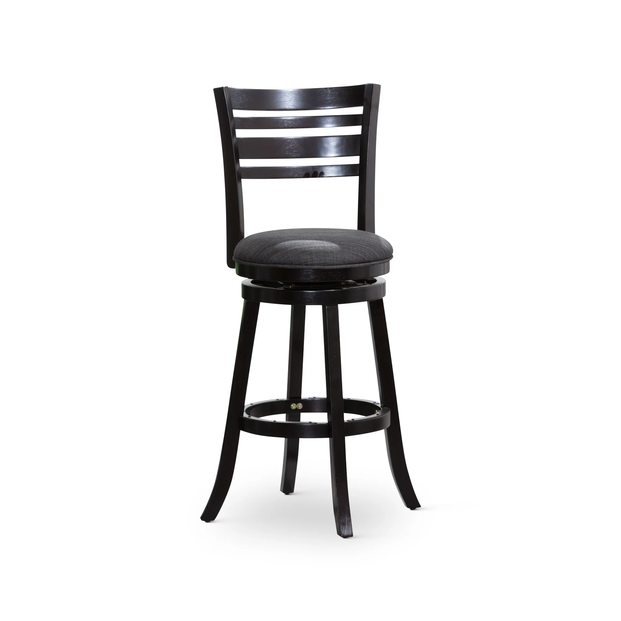 DTY Indoor Living Granby 4-Slat Back Swivel Stool
