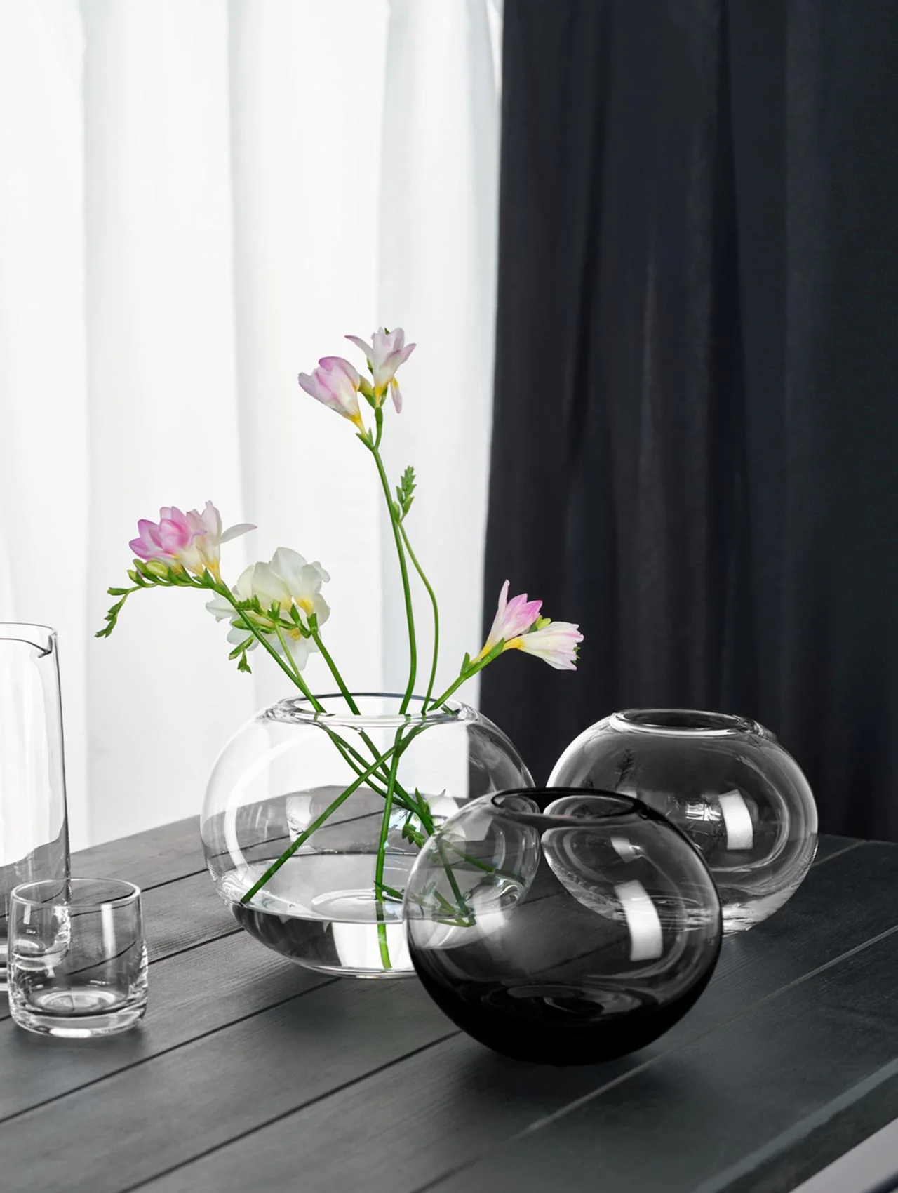vase, crystal