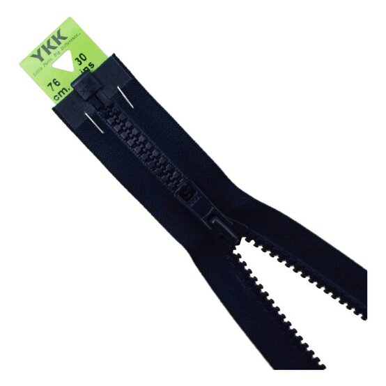 YKK Heavy Weight Open End Zip 76cmNavy Blue