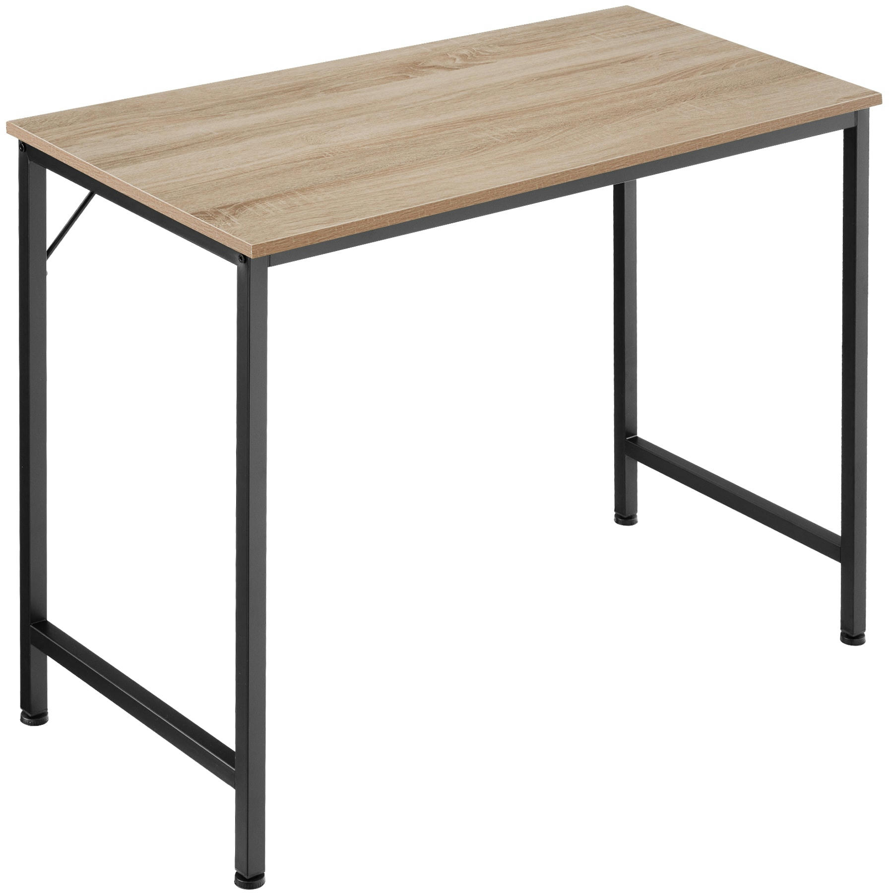 - Bureau Style industriel Bois clair industriel, Chêne Sonoma
