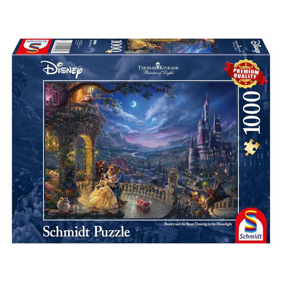 Schmidt Thomas Kinkade Disney Beauty and the Beast Jigsaw Puzzle 1000 Pieces