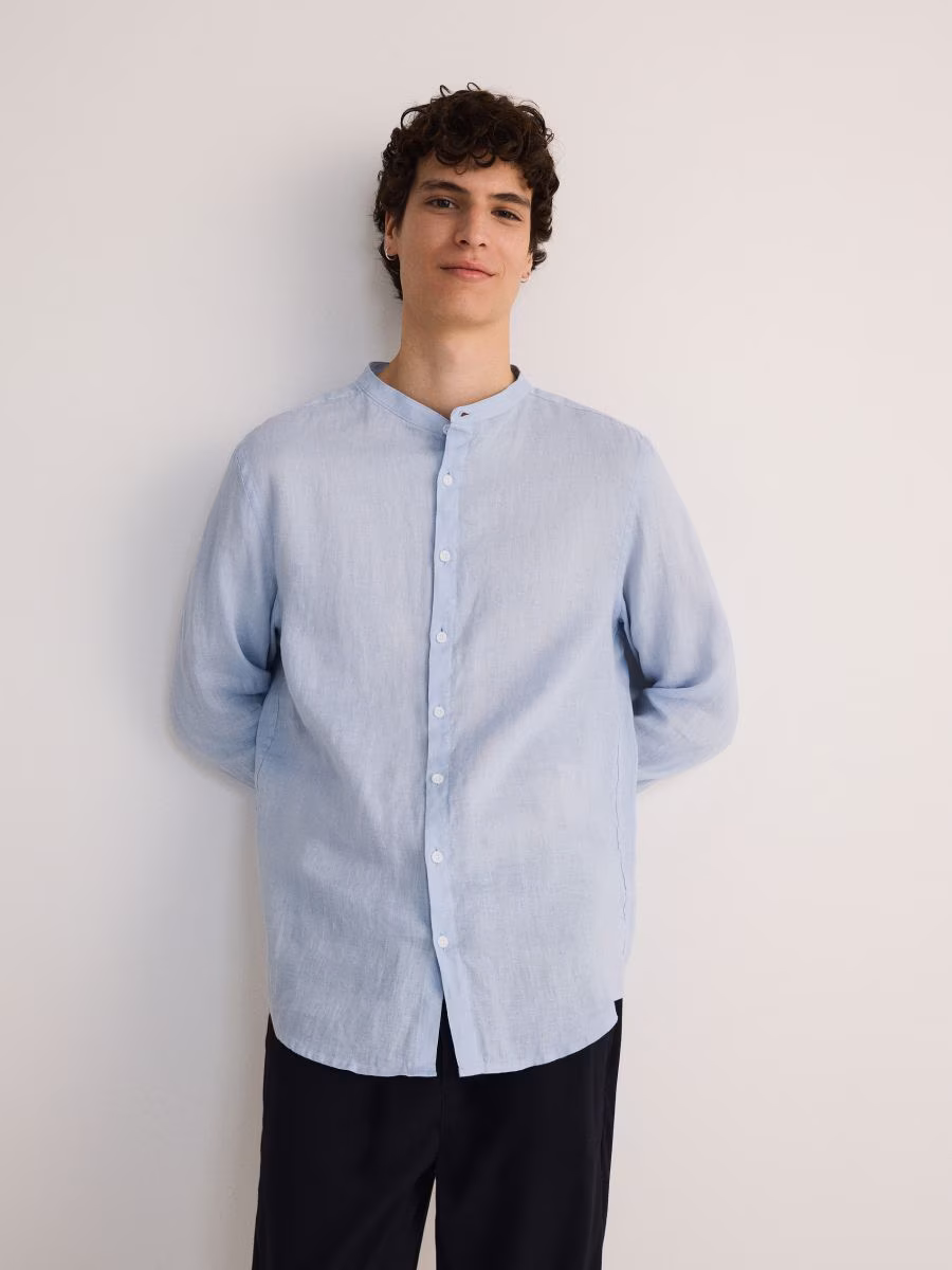 Regular Fit Linen Shirt