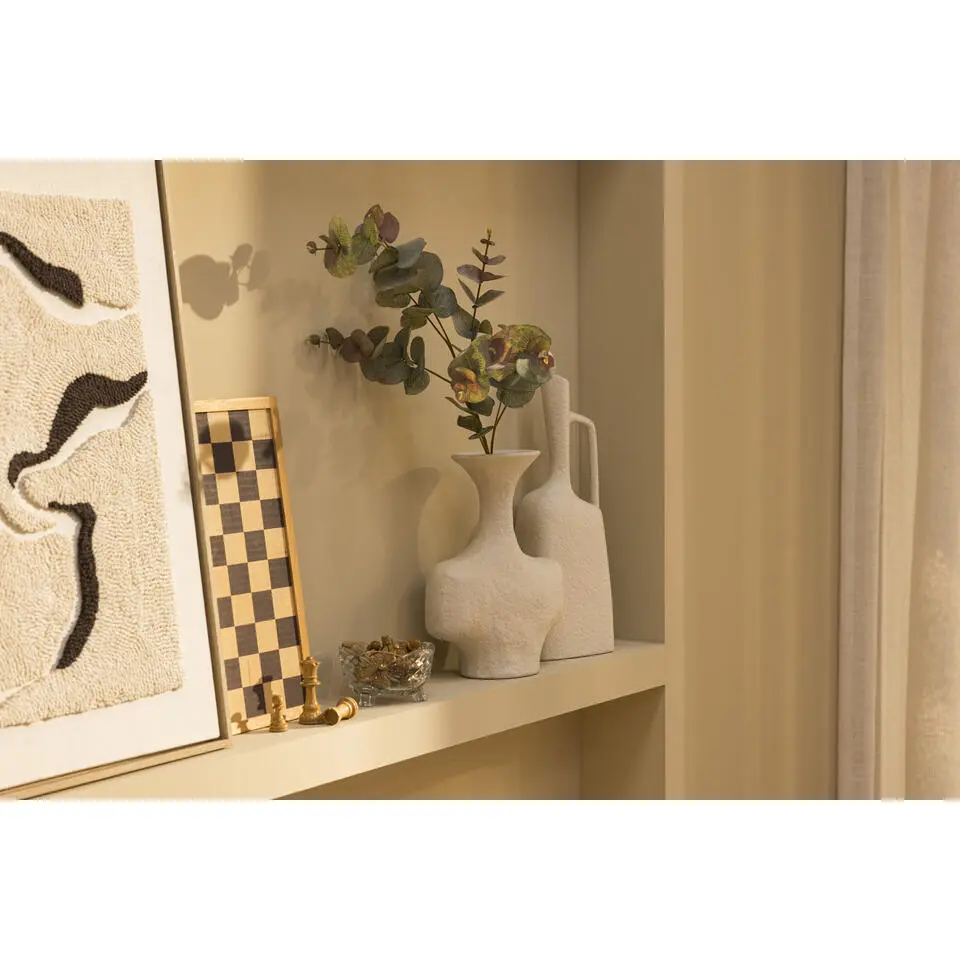 Vaas Dust - off-white - keramiek - 30x24x9 cm