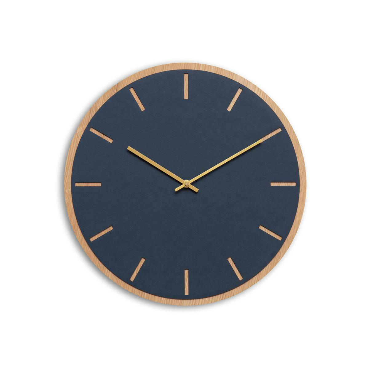 - Horloge murale en linoléum bleu D38cm