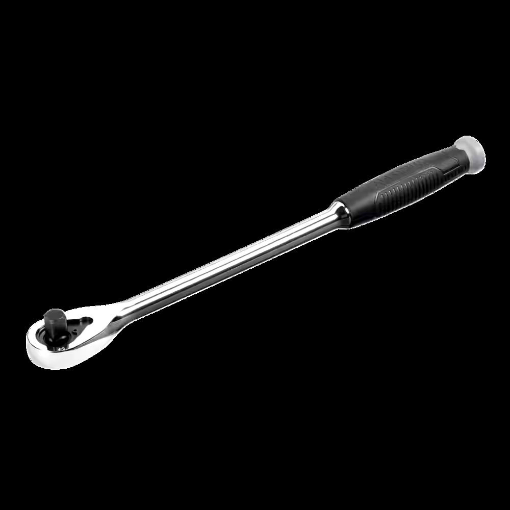 MAXIMUM 1/2-in Drive 90-Tooth Comfort Grip Ratchet, Nickel-Chrome Plating, 16-in