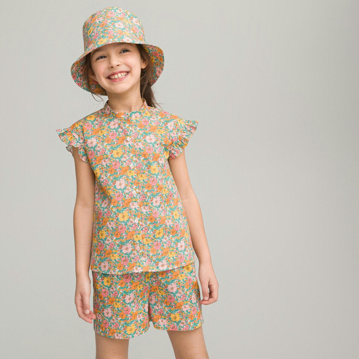 Chemise manches courtes, tissu Liberty Fabrics