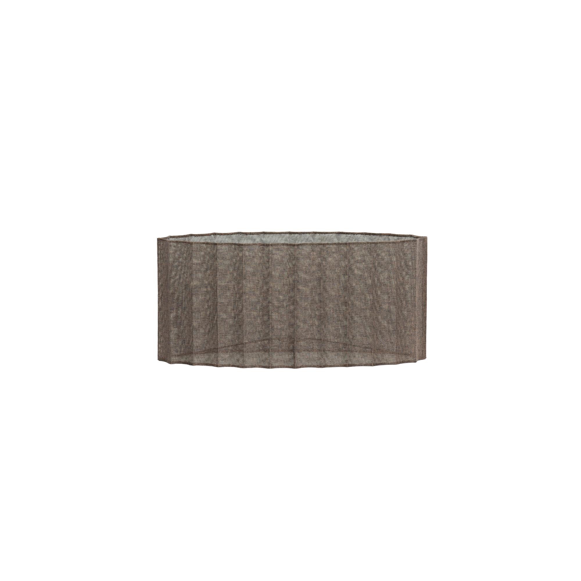 Light & Living Lampenkap ovaal Disli - Bruin - 45x21x22cm
