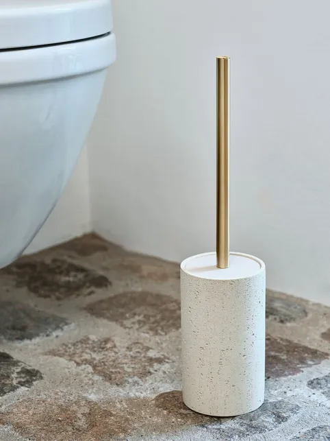Toiletbørste TORUP beige sten