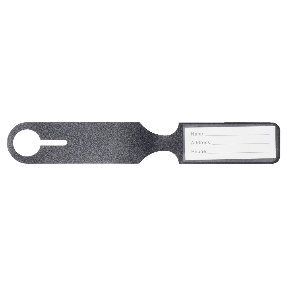 étiquette bagage voyage en simili L24,5cm (5 modèles)