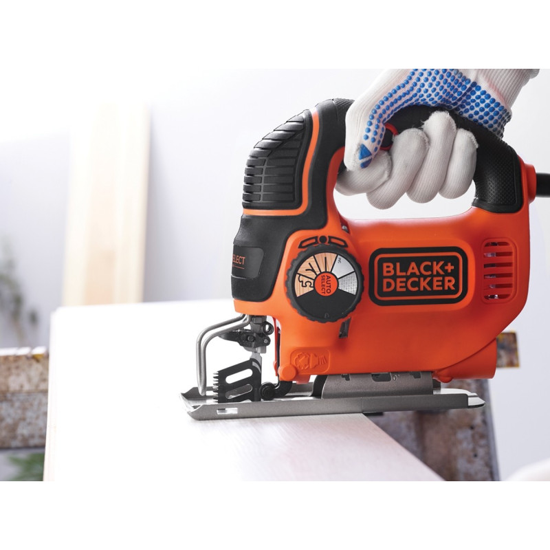 Scie sauteuse pendulaire électrique KS801SEK-QS 550 W BLACK DECKER