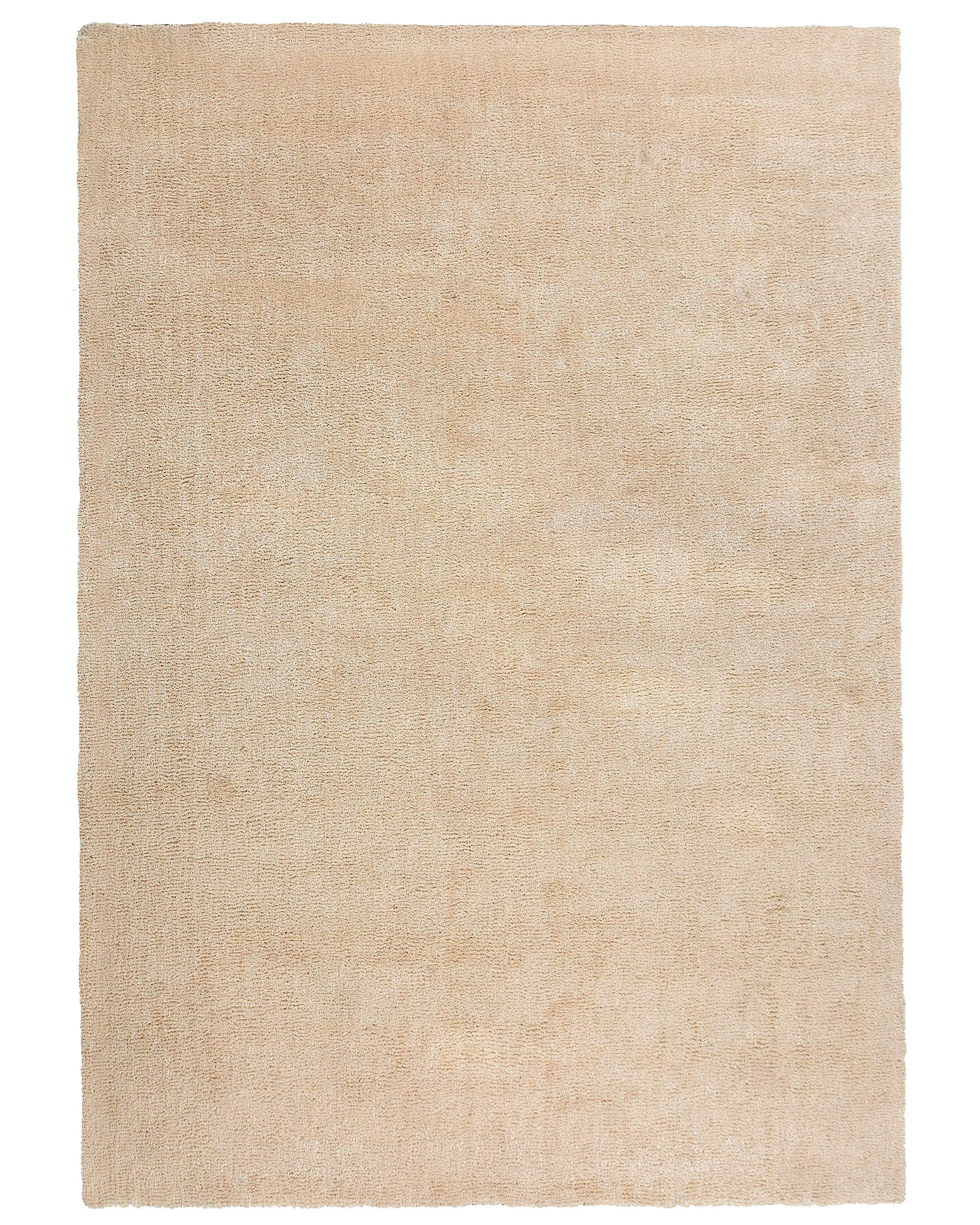 Shaggy Rug DEMRE Beige 160 x 230 cm