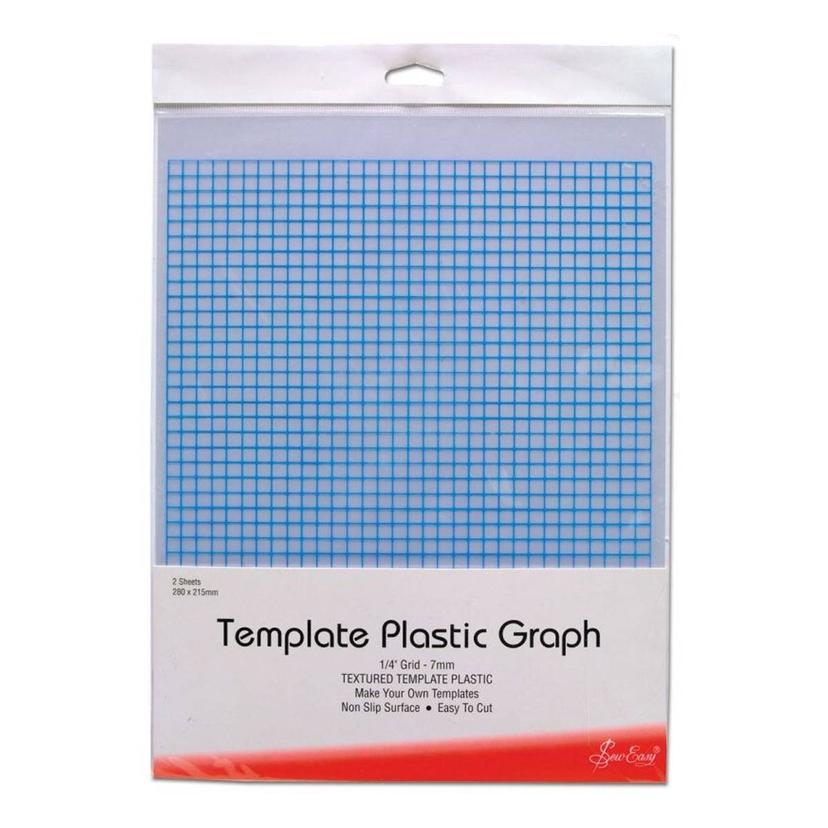 Sew Easy Template Plastic Graph Sheet