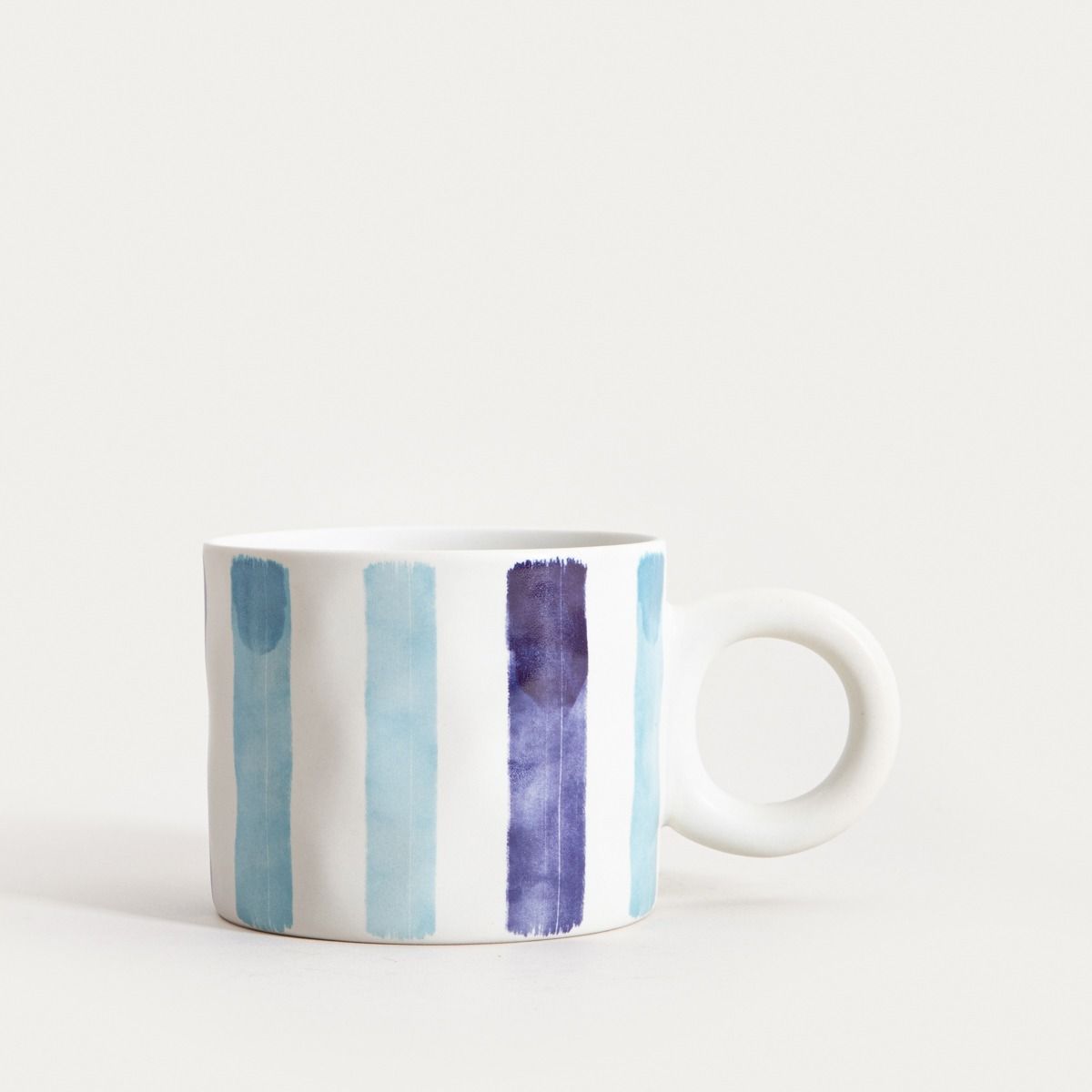 Kubek TERNA w niebieskie paski 0,35 l