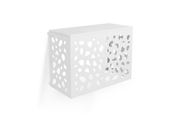 Cache clim aluminium blanc Aneto Sunny - taille S