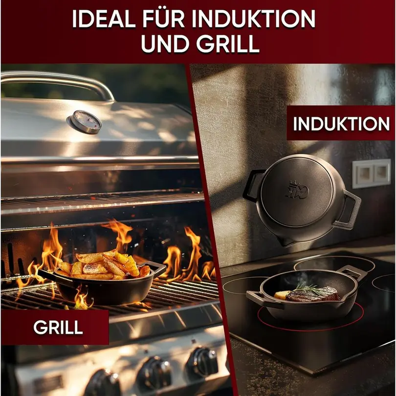 Grillpfanne 2er-Set Gusskoenig