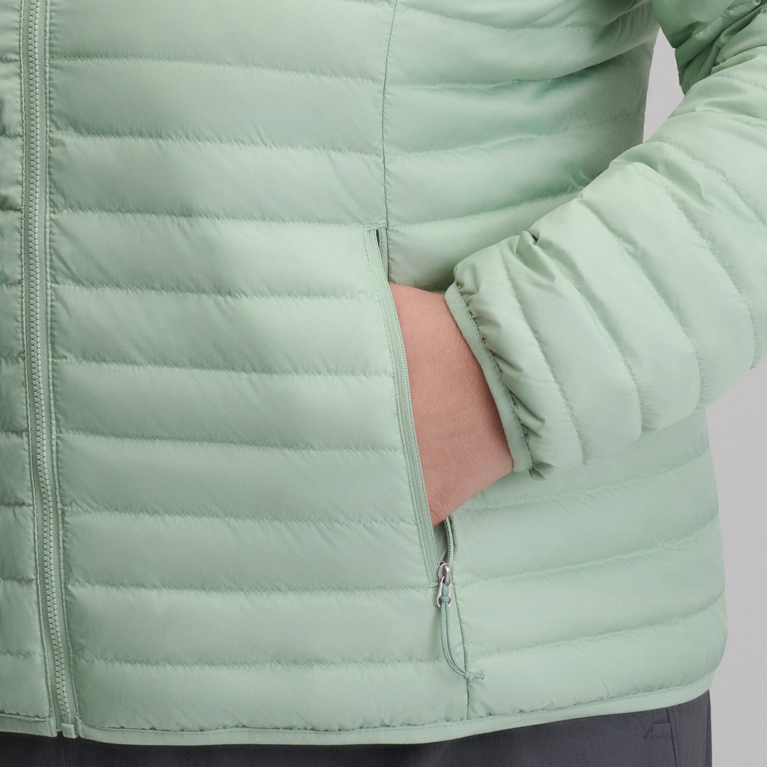 Women's Microlight Hooded Down Jacket
