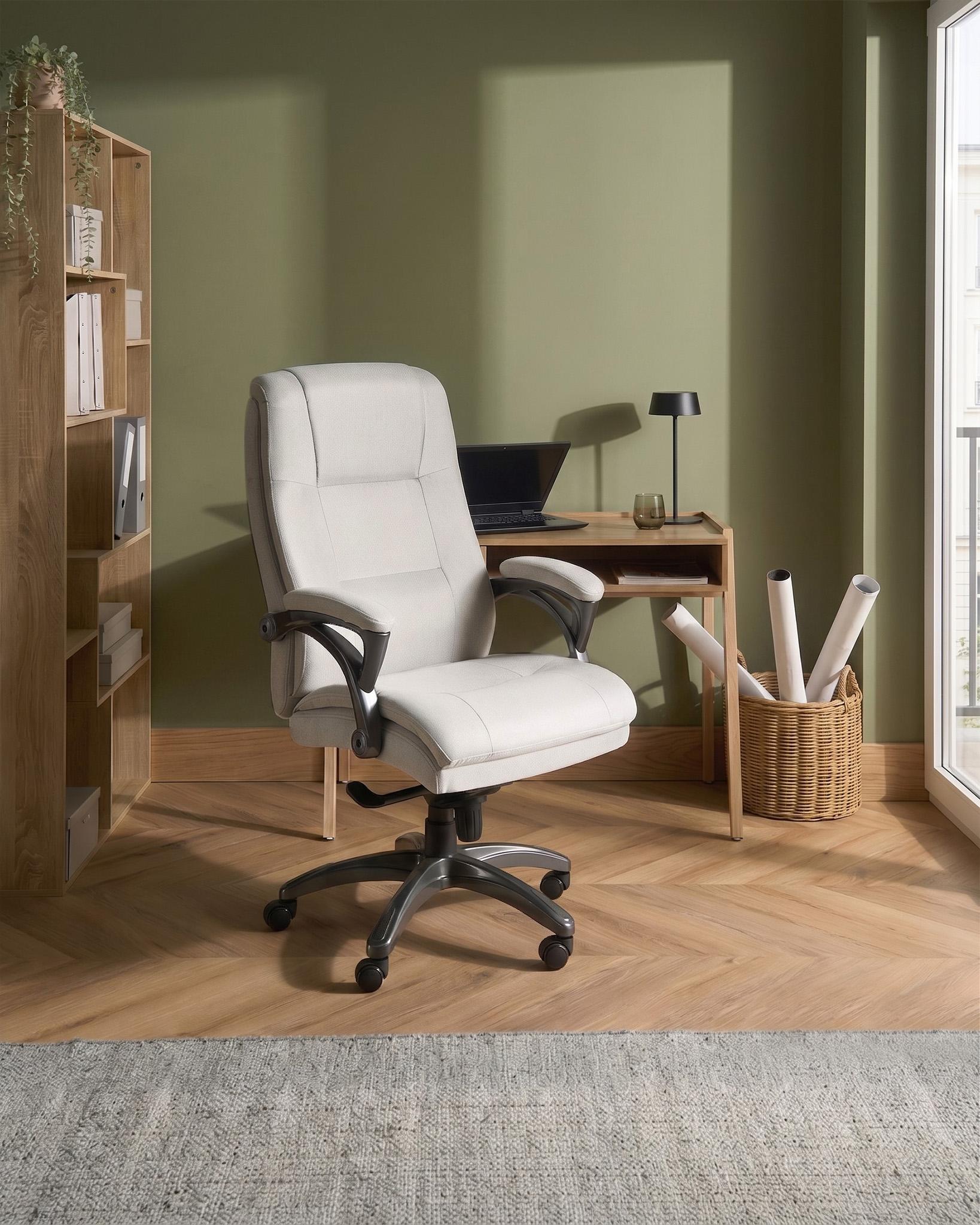 Executive Chair MAGNUS Linen Light Beige