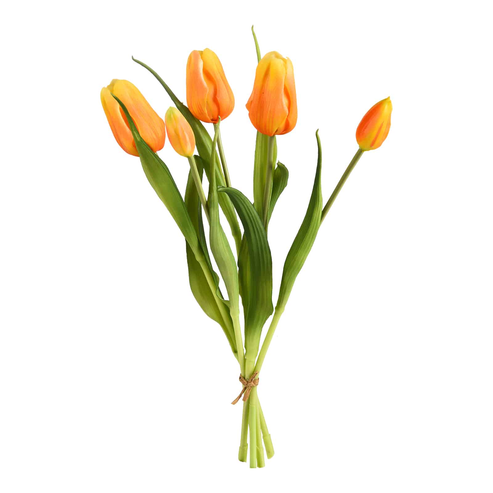 Kunstblumenbund Tulpe Orange,L 410 mm