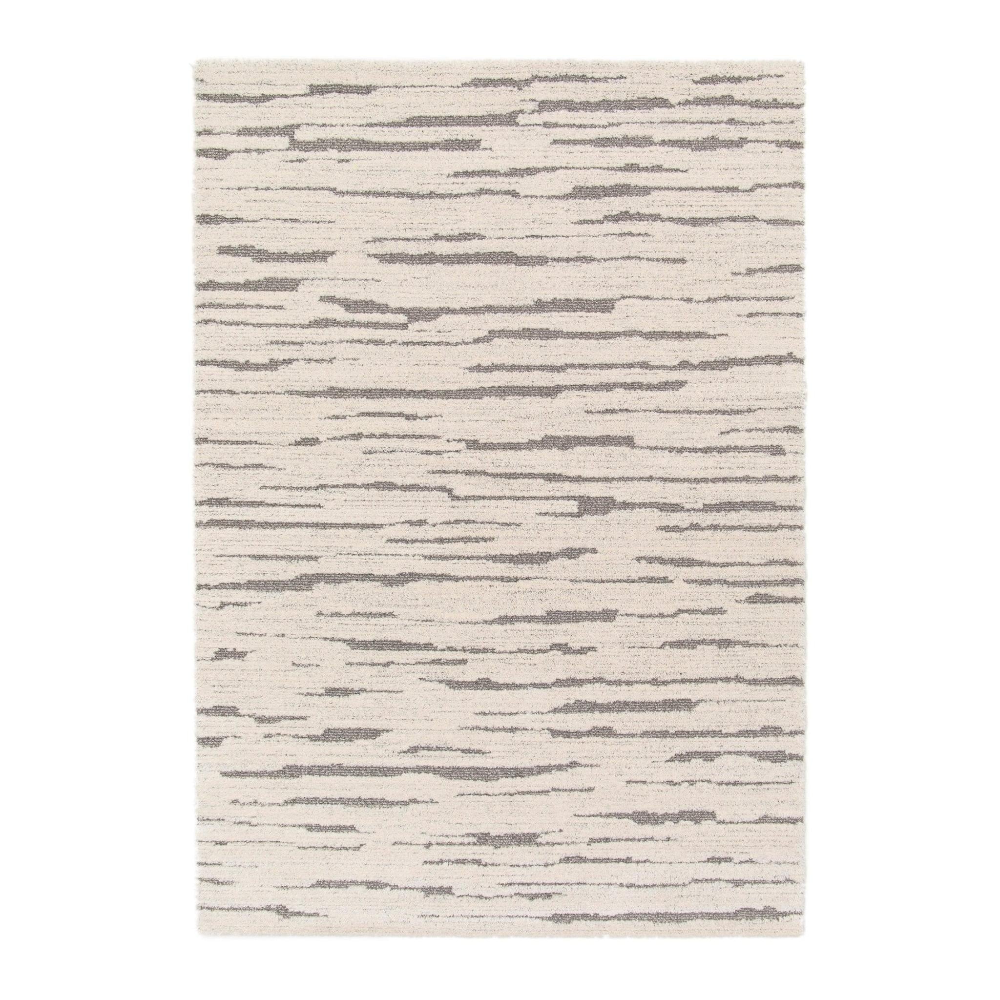 AFK Living vloerkleed Inuk - reliëfeffect - grijs - 120 x 170 cm
