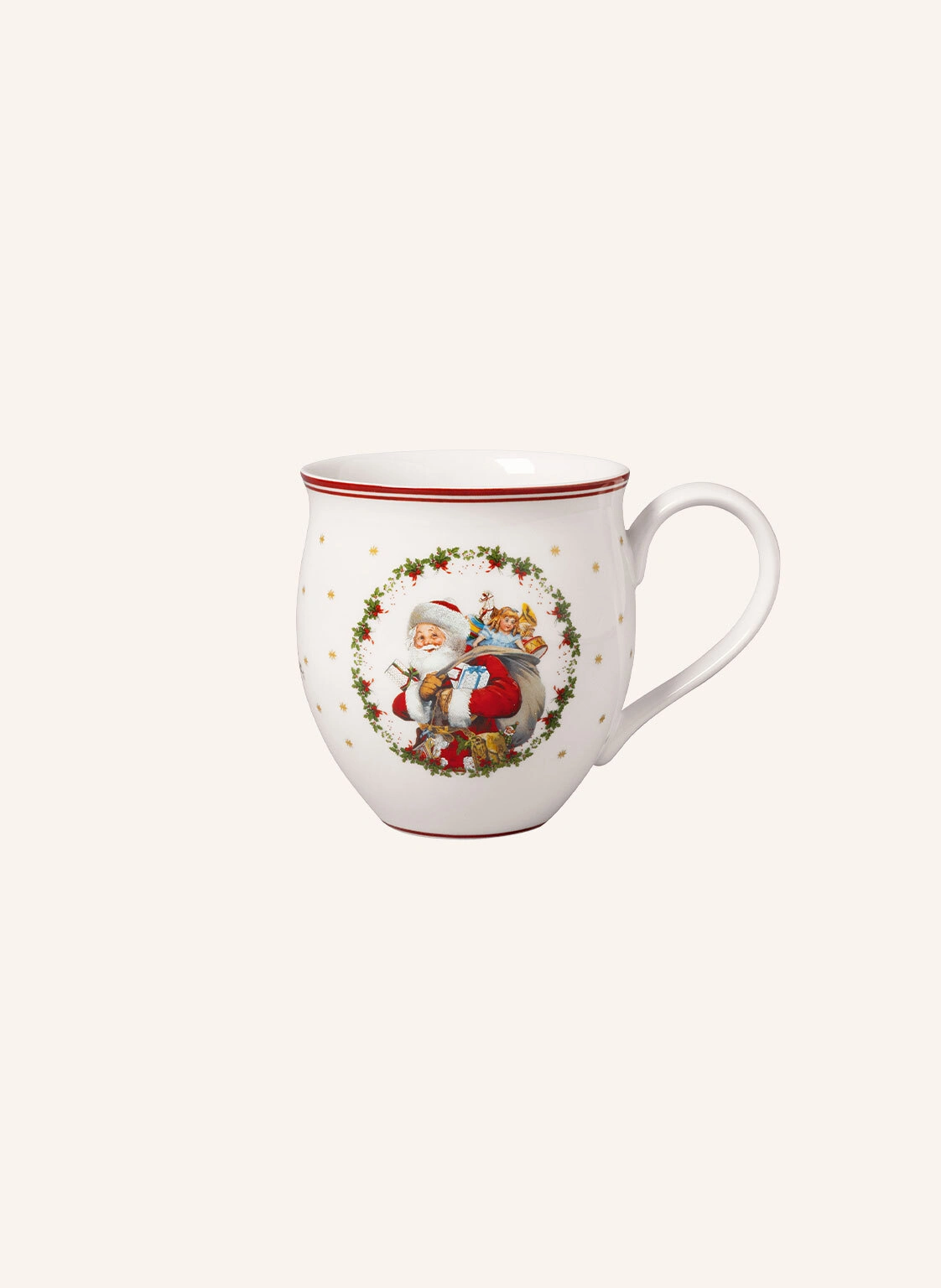 Villeroy & Boch Becher mit Henkel, Santa & Engel TOY'S DELIGHT