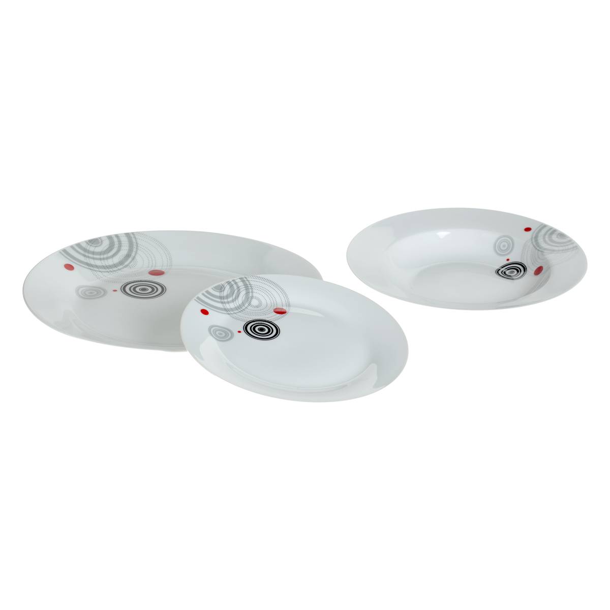 Dinner Set "Instant" 18 pieces, white