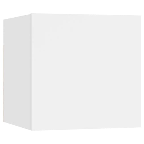 NNEVL Bedside Cabinets 2 pcs White 30.5x30x30 cm Chipboard