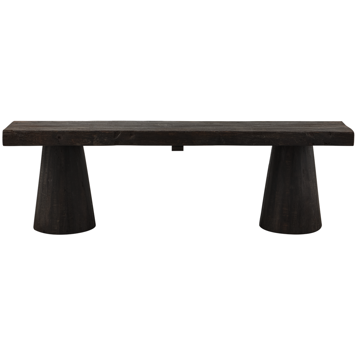 WOOOD bankje Clyde - Hout - Donkerbruin - 45x150x30
