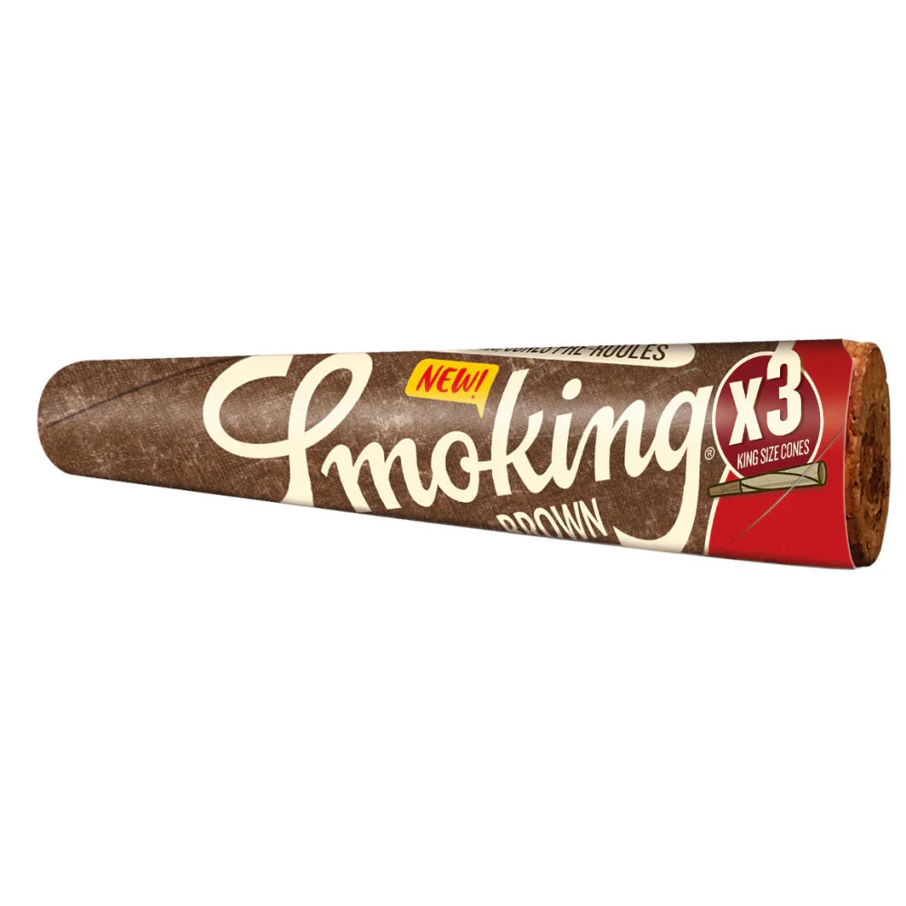 Smoking Brown Kingsize Cone x3