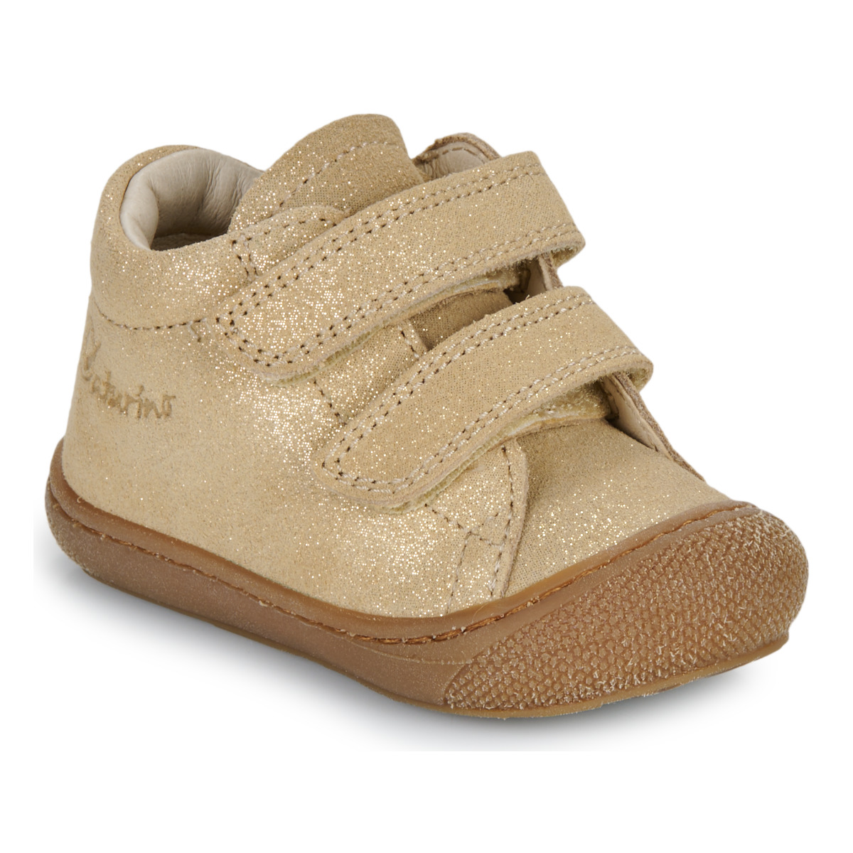 Naturino - COCOON VL SUEDE GLITTER - Gold