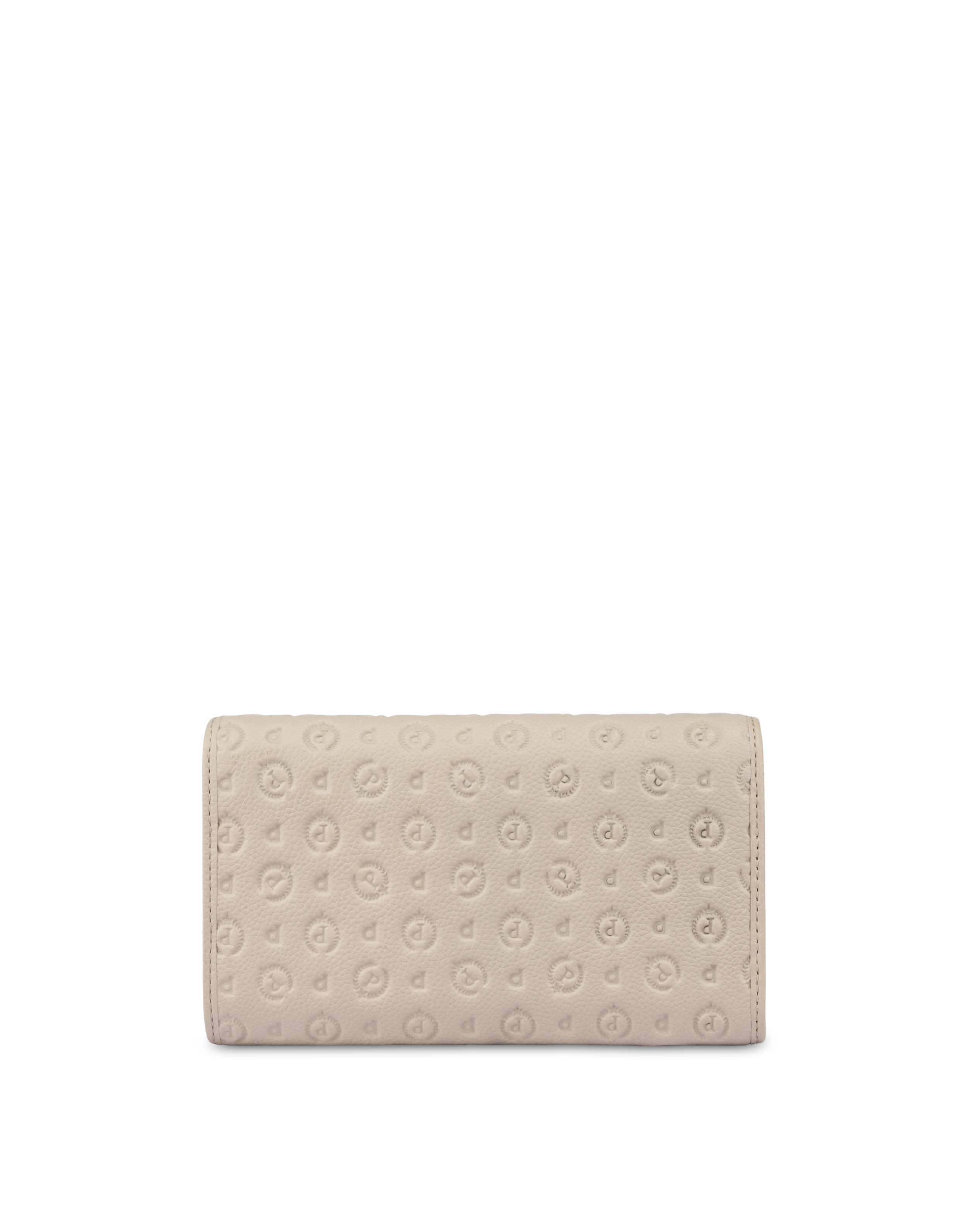 Portafoglio Heritage Logo Embossed Avorio