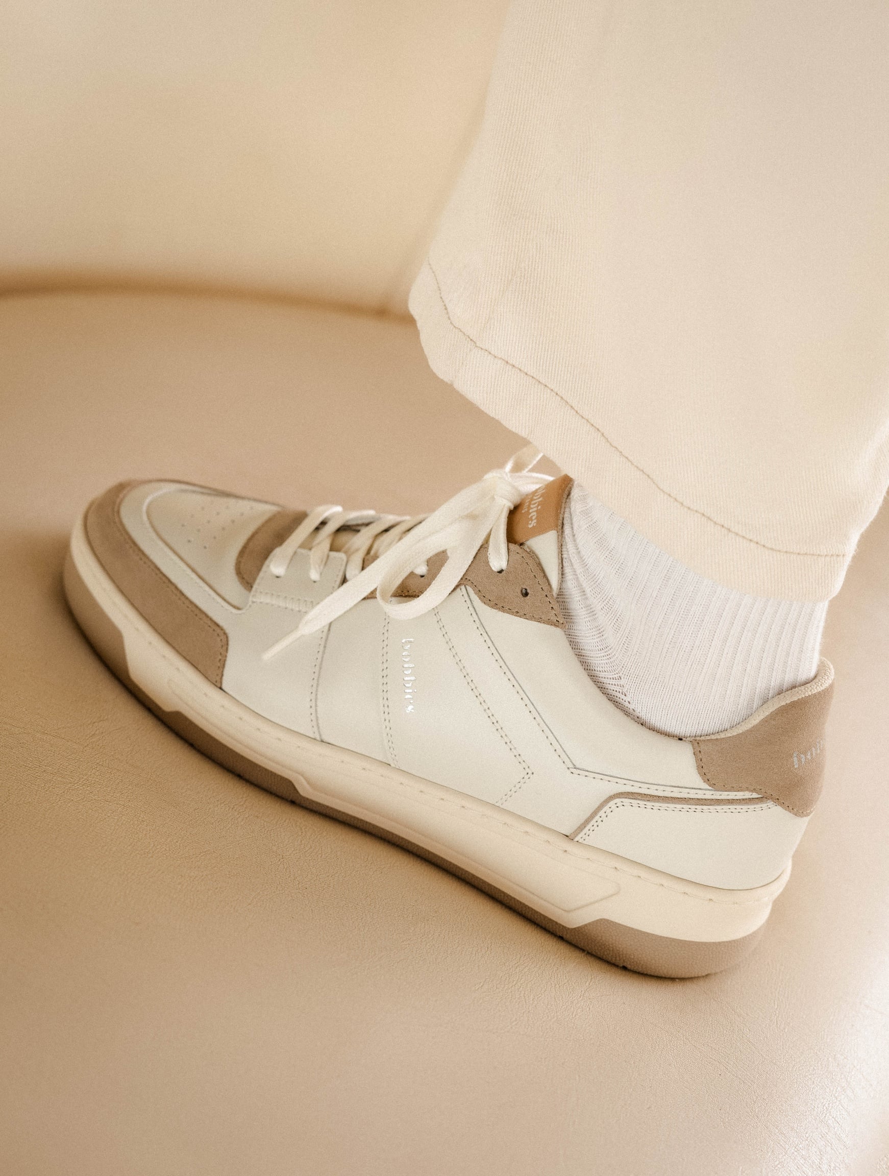 Cyrus Blanc Cassé & Beige Cendré