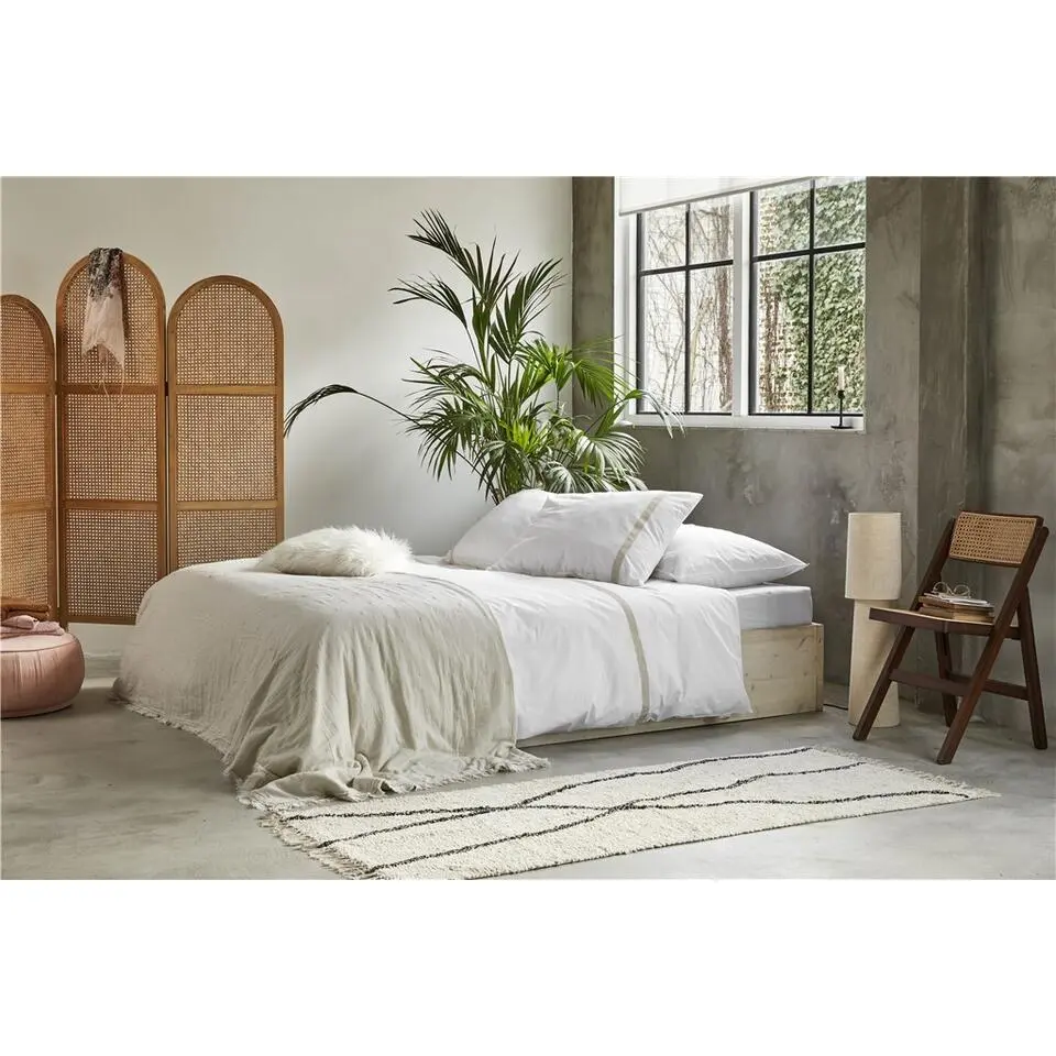 Walra - Dekbedovertrek Timeless Chic - 140x220 cm - Wit