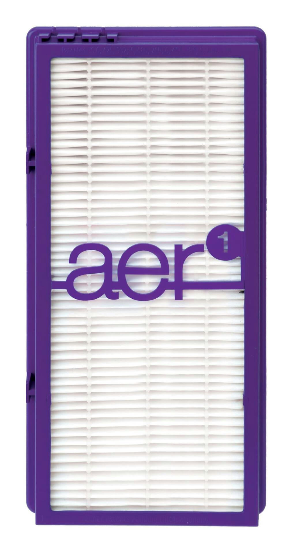 Bionaire aer1 Performance Plus True HEPA Air Filter, Removes Unpleasant Household Odours, Purple