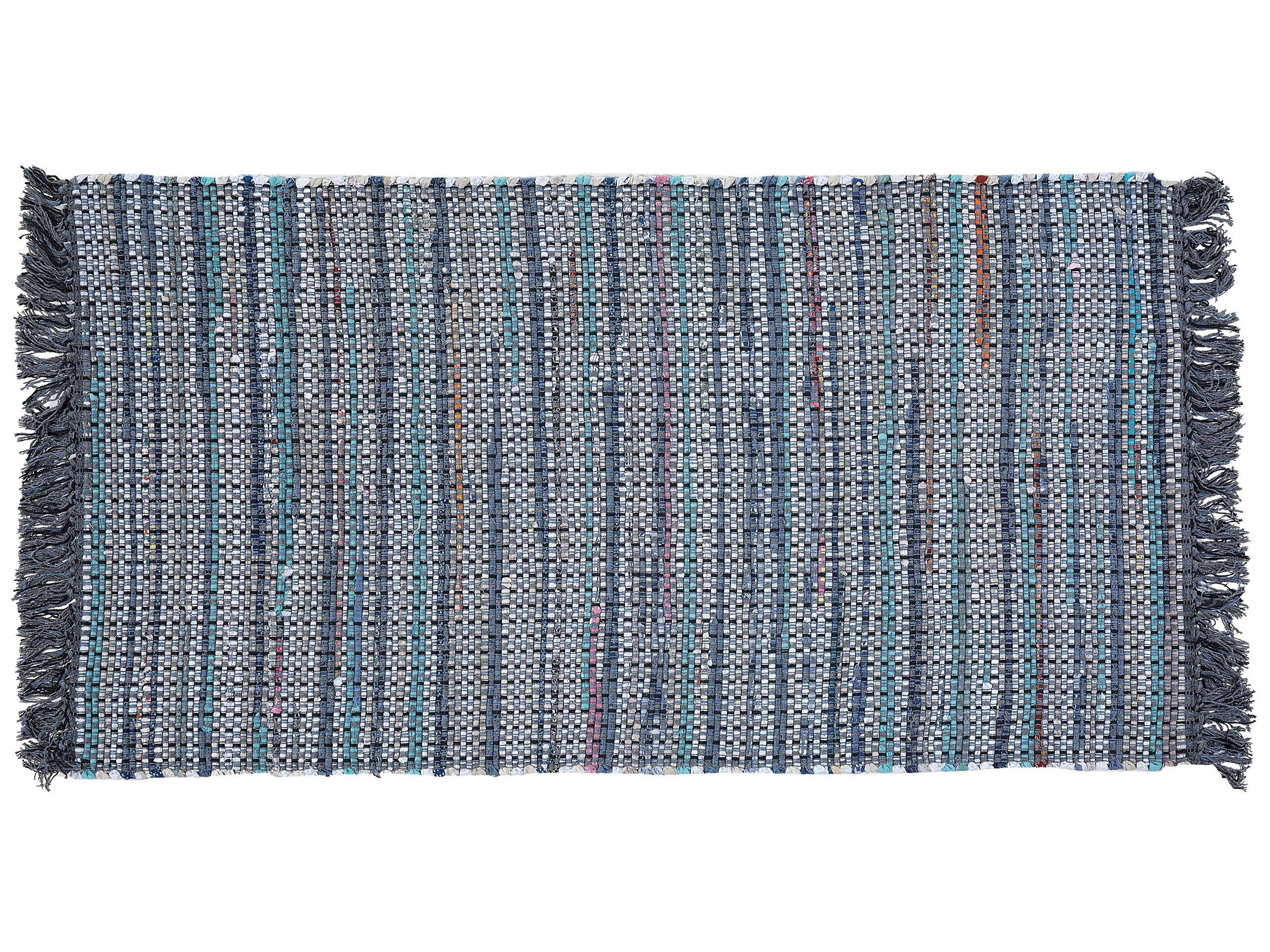 Dywan bawełniany 80x150 cm szary
