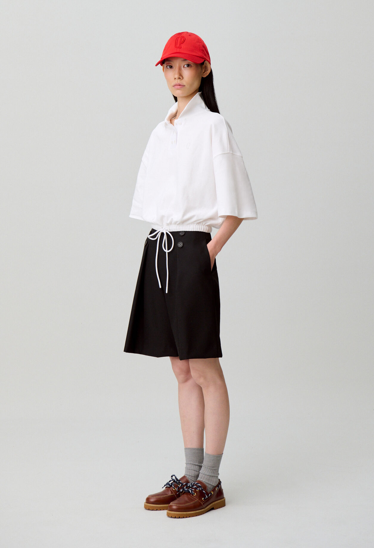 T-shirt coton col polo