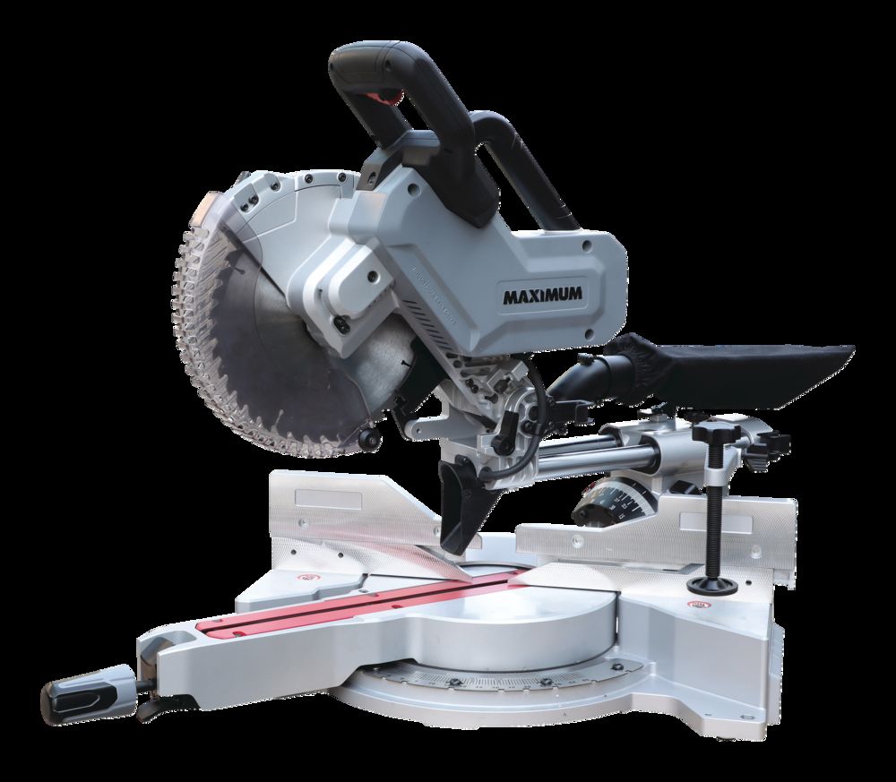 MAXIMUM 15 Amp Dual-Bevel Sliding Mitre Saw with Stand, 10-in