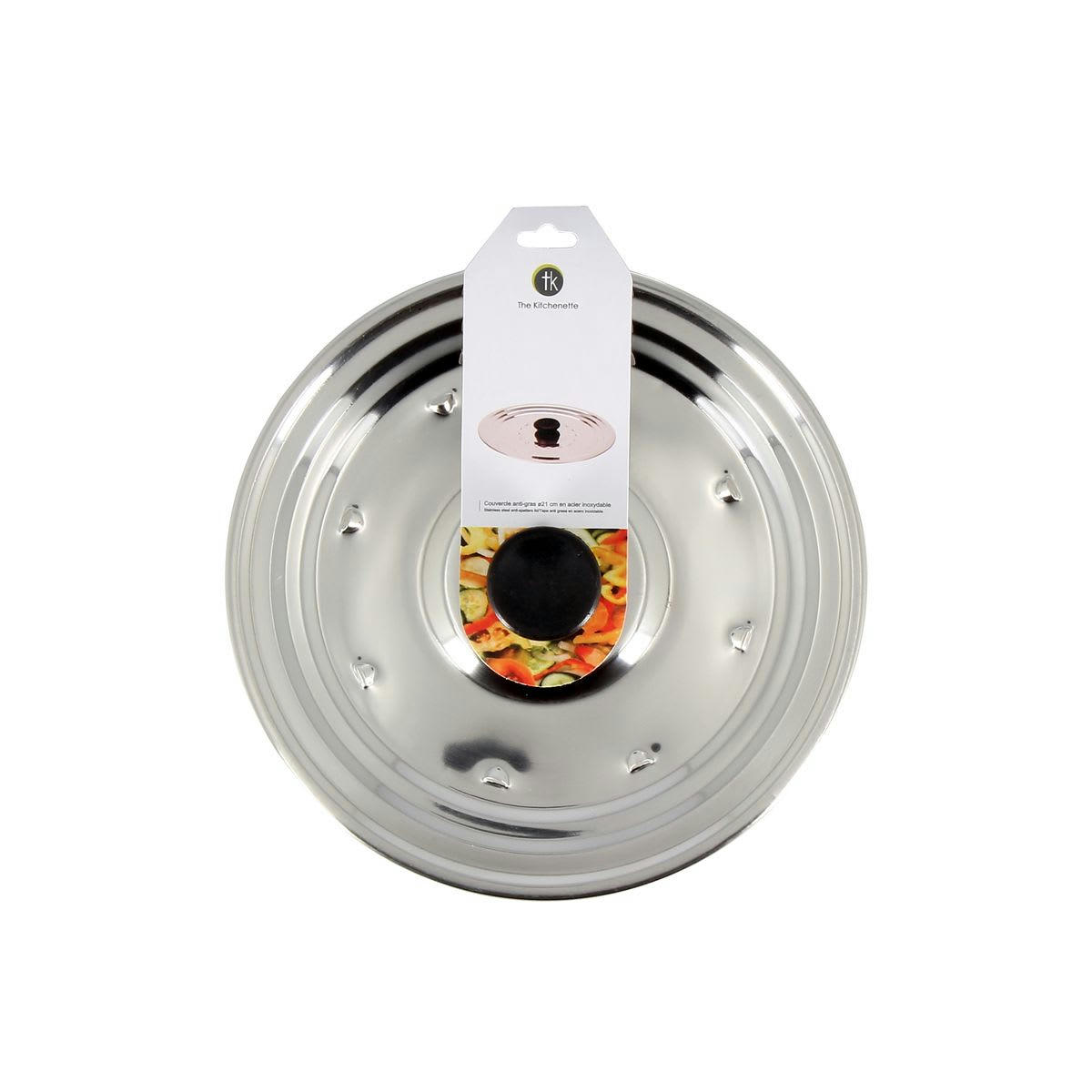 HARRY - Couvercle anti-gras en inox Ø22cm