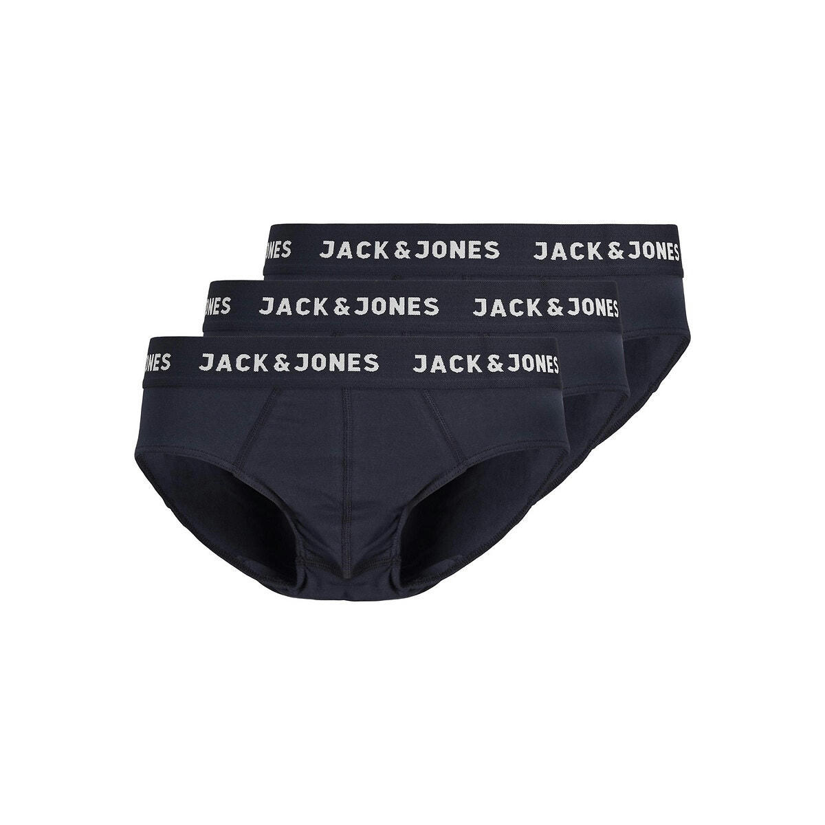 Lot de 3 slips unis noir