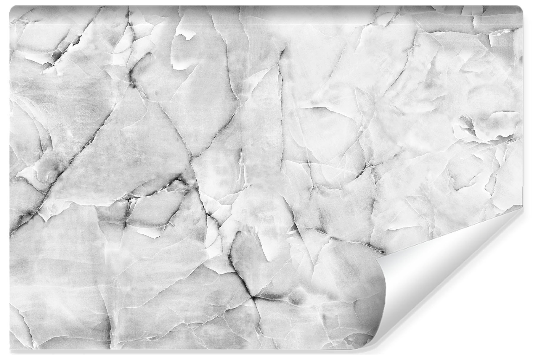 Fototapeta Ścienna SZARY Marmurowy Wzór 90x60cm