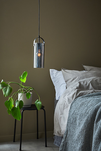 Lampa wisząca Glory szklana czarna