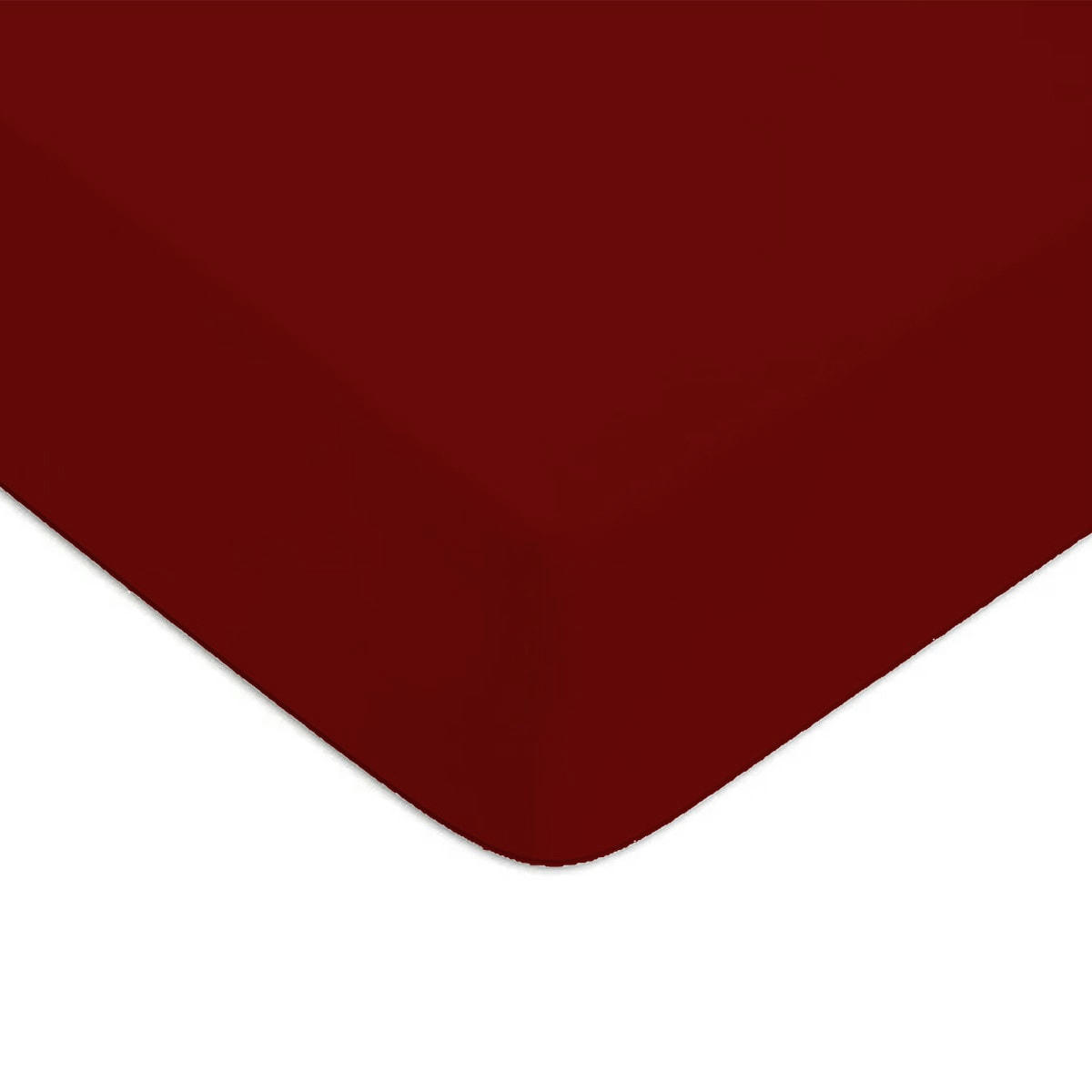 COTON UNIS - Drap housse coton  uni terracotta 140x200cm