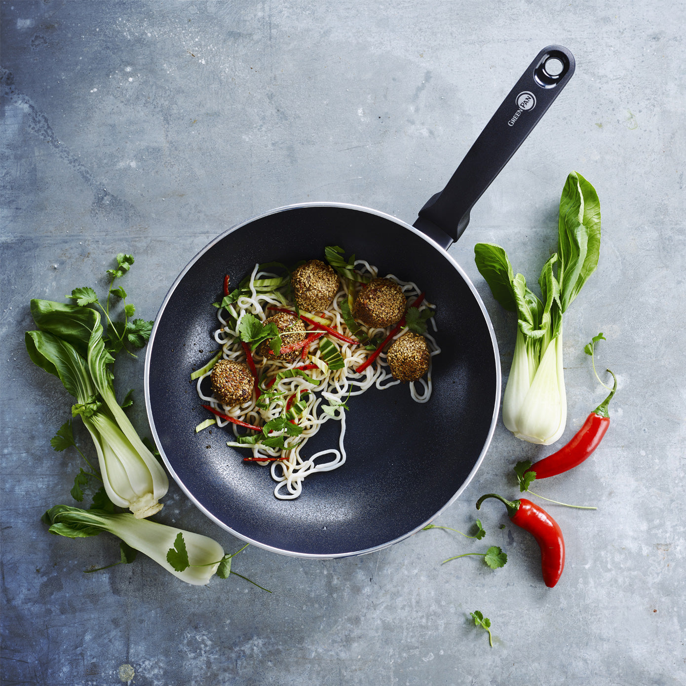 Greenpan Andorra Wok Ø 28 cm