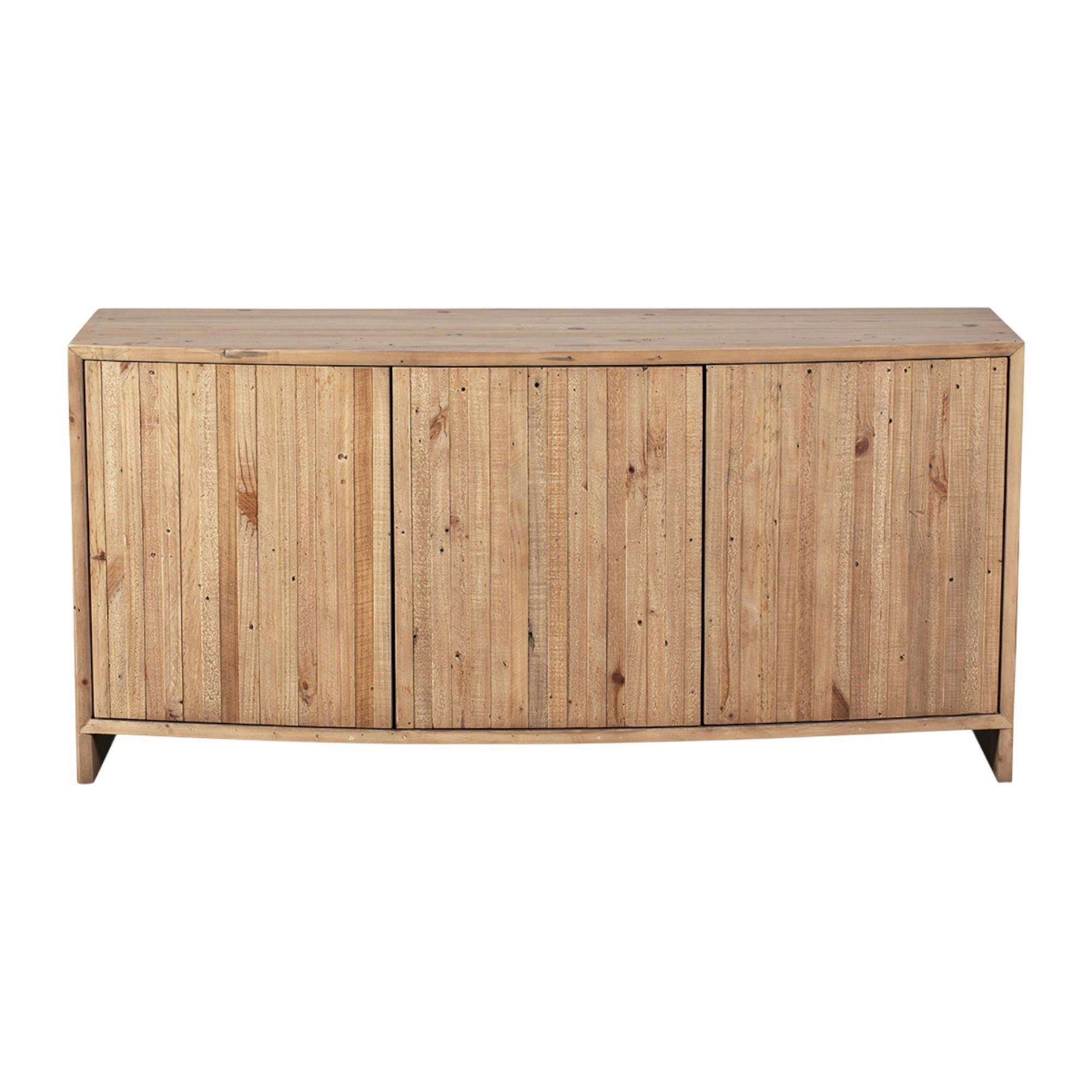 Buffet en bois recyclé FSC 3 portes NELSON