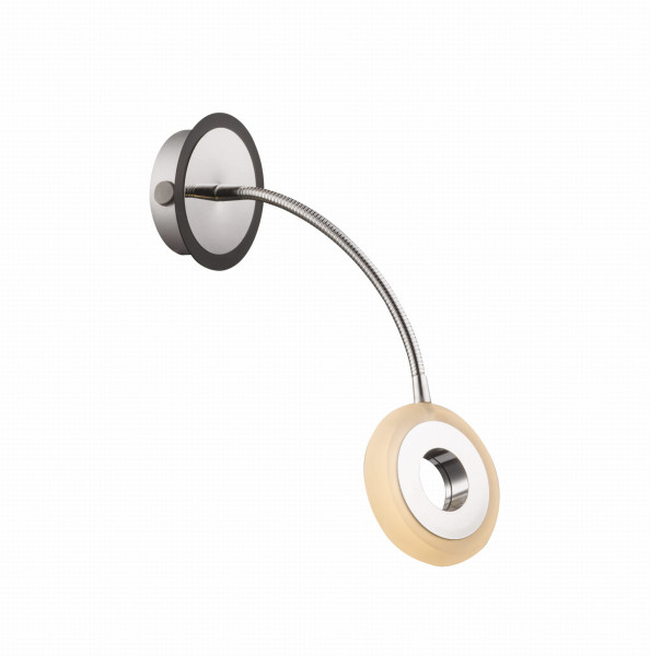 Lampa kinkiet ARM 1x5w led czarny/chrom