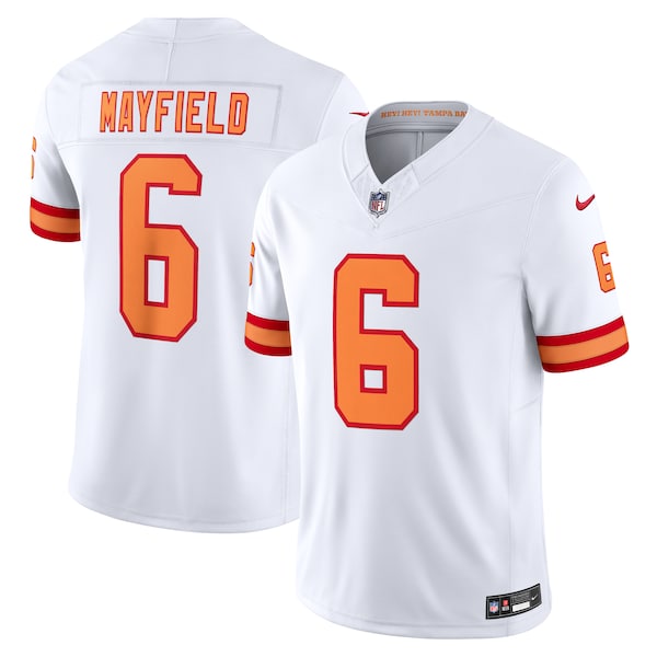 Baker Mayfield '76 Tampa Bay Buccaneers Nike  Vapor F.U.S.E. Player Limited Jersey - White/Orange