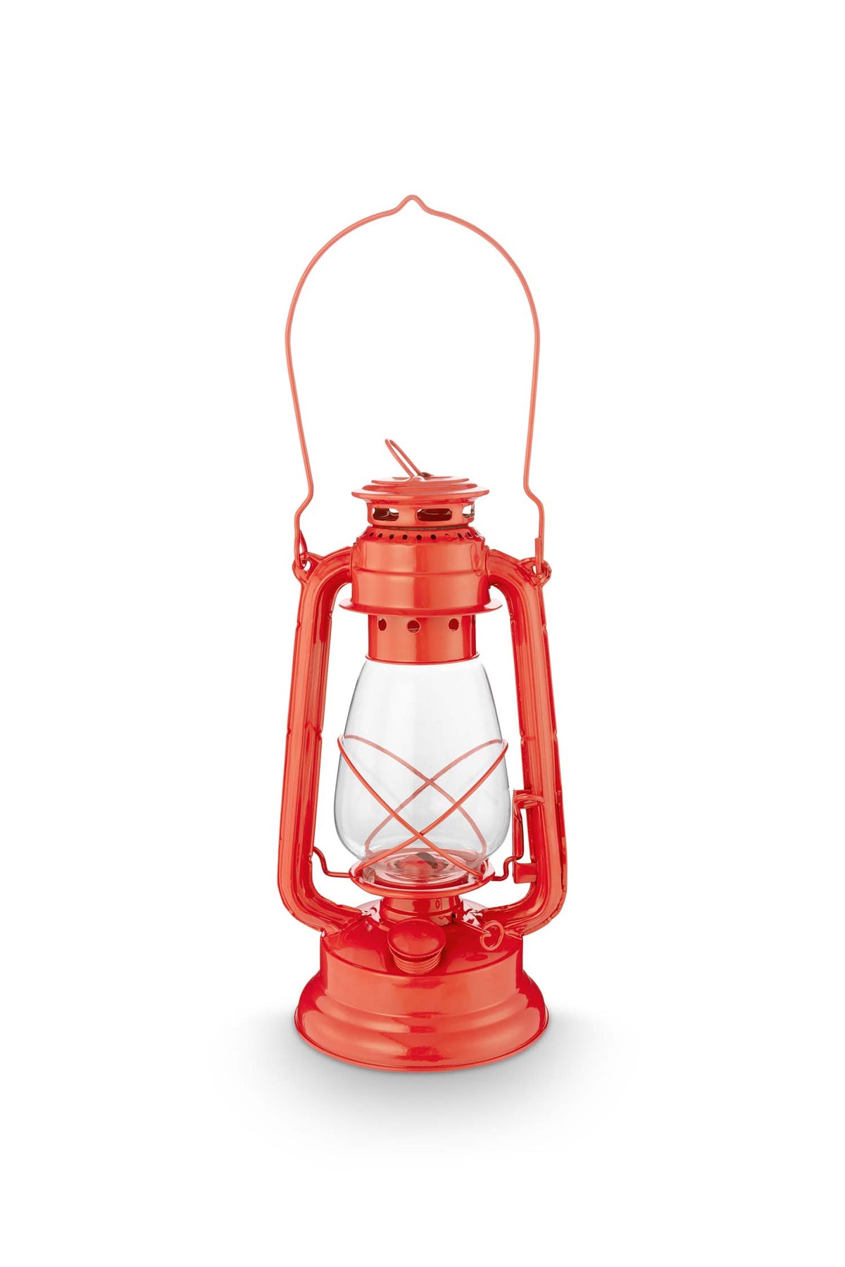 vtwonen - Olielamp - Metaal - Rood - 17x33cm