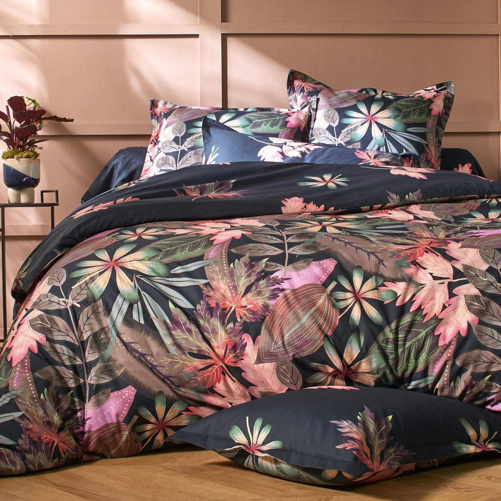 EMERGENCE - Drap-housse 90x190x28 multicolore en coton